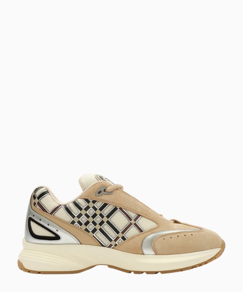 Nylon, suede and leather Eclipse sneakers