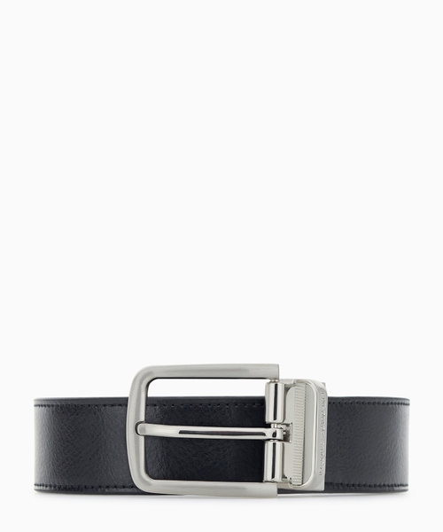 Smooth leather belt