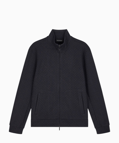 Full-zip tracksuit jacket in lyocell blend