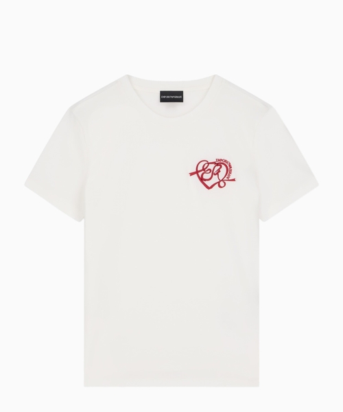 Dar biçimli merserləşdirilmiş cersi T-shirt