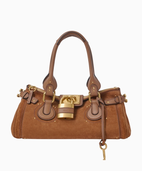 Paddington bag in suede leather