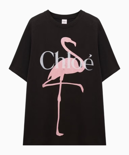 Generous logo T-shirt in cotton jersey
