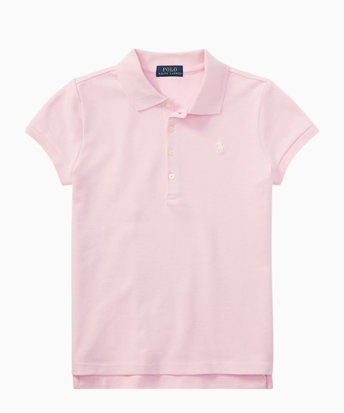Stretch mesh polo shirt