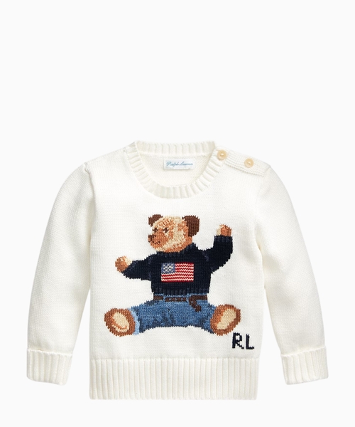 Polo Bear cotton jumper