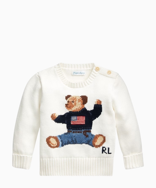 Polo Bear cotton jumper