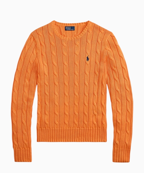 Cable-knit jumper