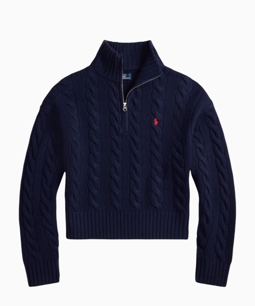 Свитер из шерсти на молнии