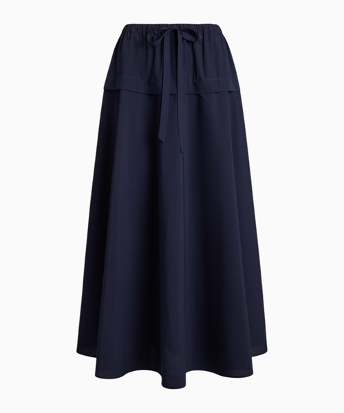 A-siluetli pambıq kanva ətək