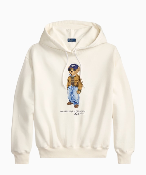 Polo Bear fleece hoodie