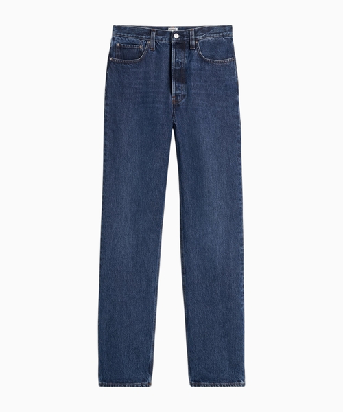 Klassik biçimli denim şalvar