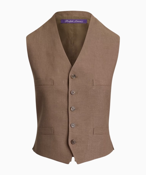 Jaiden linen waistcoat