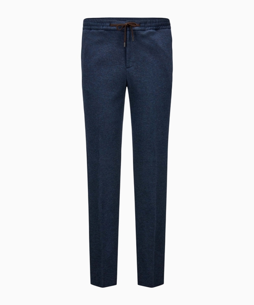 Cotton-cashmere blend pants