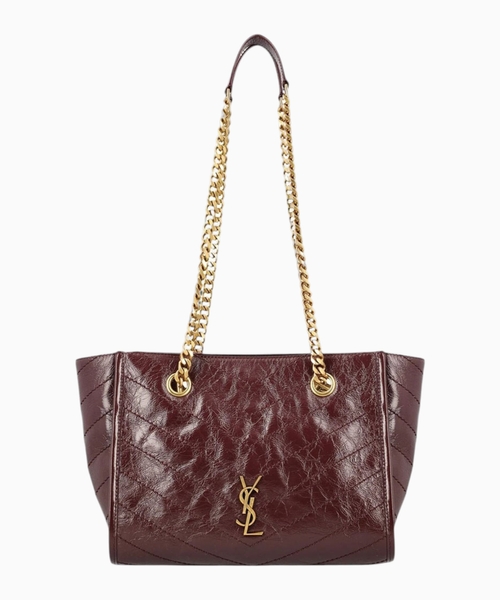Niki small shopping in vintage leather