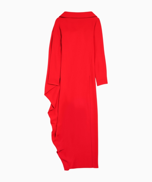 Draped dress