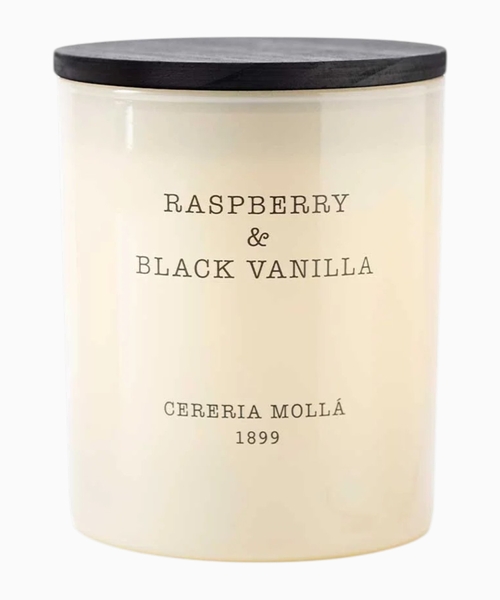 Raspberry & Black Vanilla şam