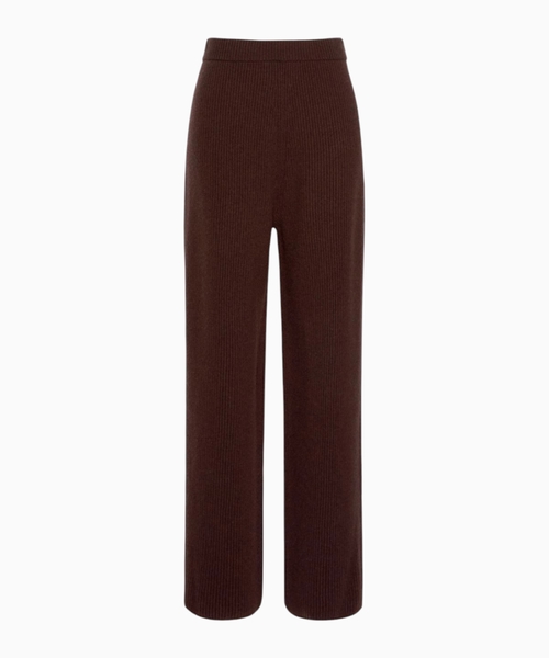Oversized cashmere-blend trousers