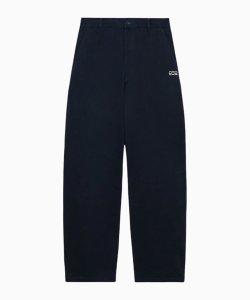 Trousers in cotton twill