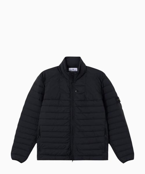 Quilted jacket with logo