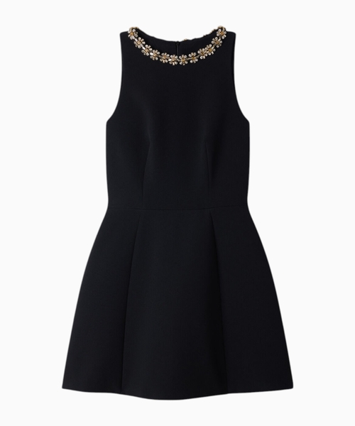 Short dress with jewel detail