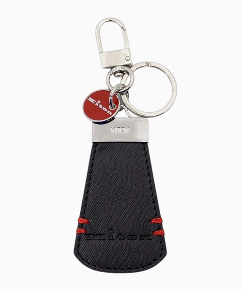 Saffiano leather key chain