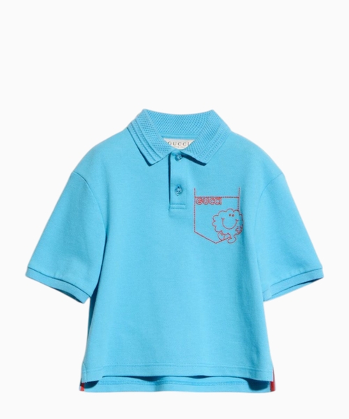 Cotton piquet polo shirt