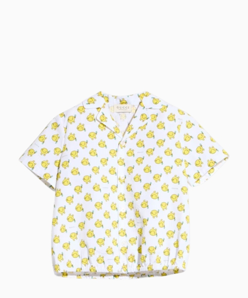 Cotton shirt with print