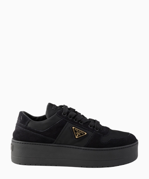 Downtown Bold Re-Nylon and suede sneakers