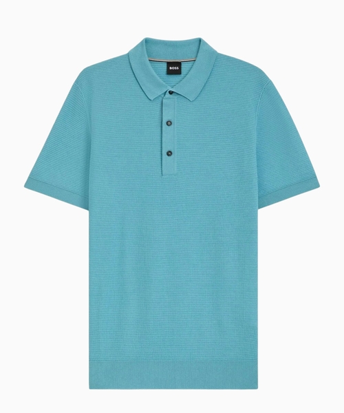 Pambıq qarışımlı trikotaj polo