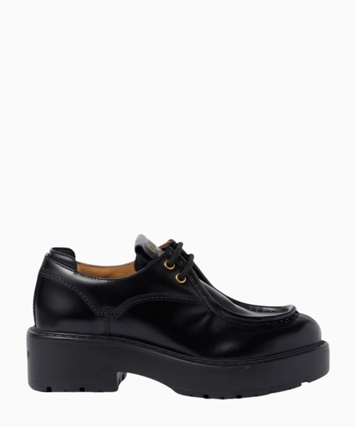 Leather derby shoes