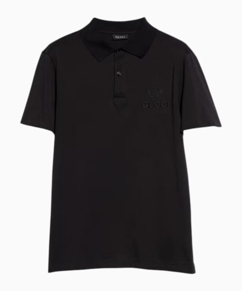 Naxışlı pambıq cersi polo