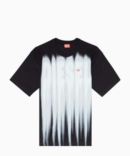Loqo printli pambıq T-shirt