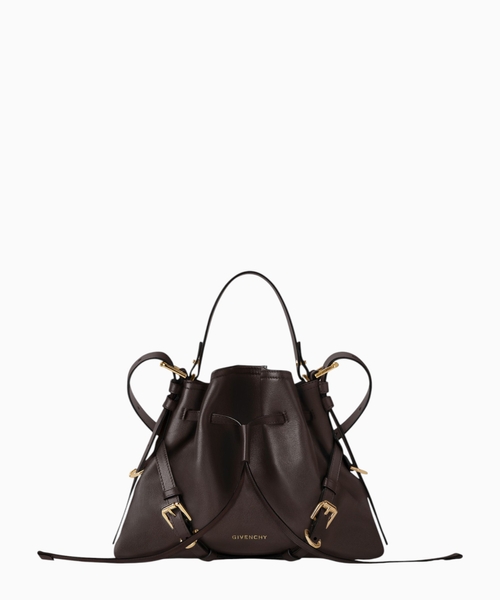 Small Voyou bucket bag in shiny leather