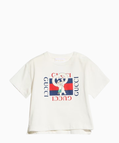 Cotton T-shirt with print