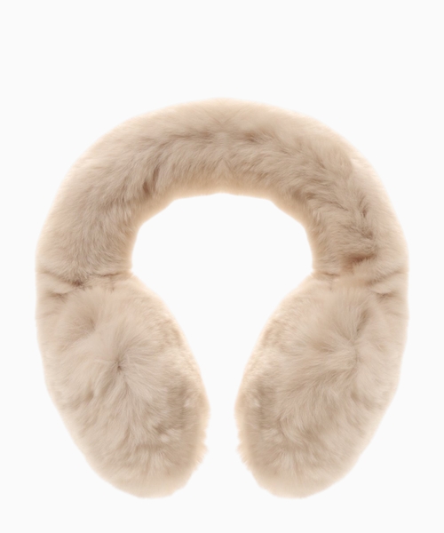 Rabbit fur earmuffs