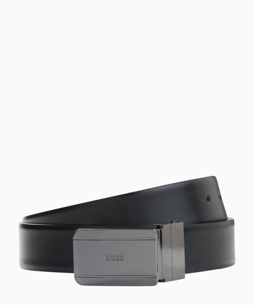 Reversible leather belt