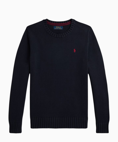Cotton crewneck jumper