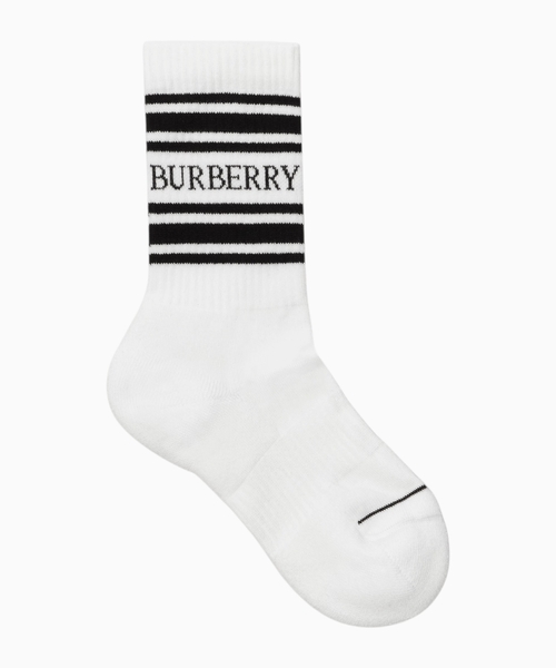 Logo cotton nylon socks