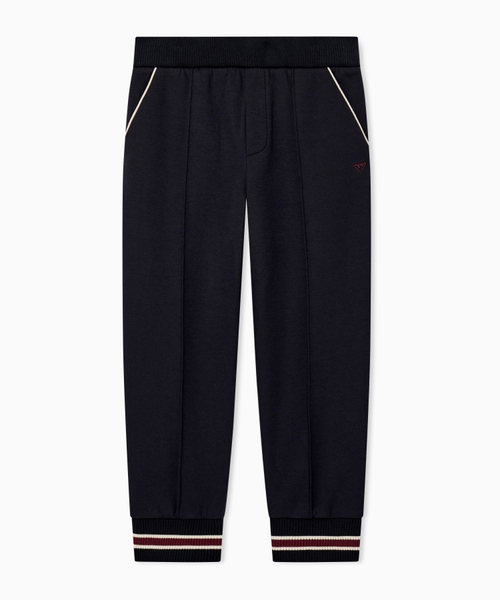 Cotton double jersey sweatpants