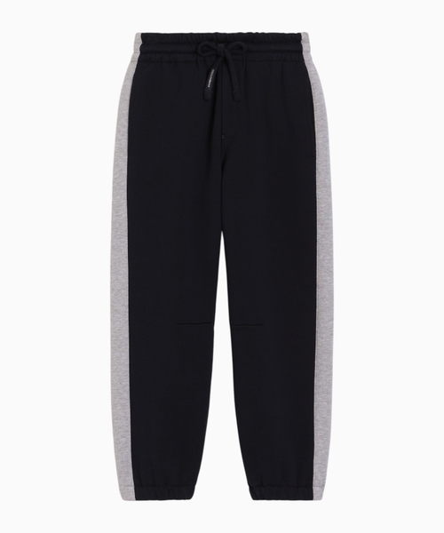 Fleece trousers with logo
