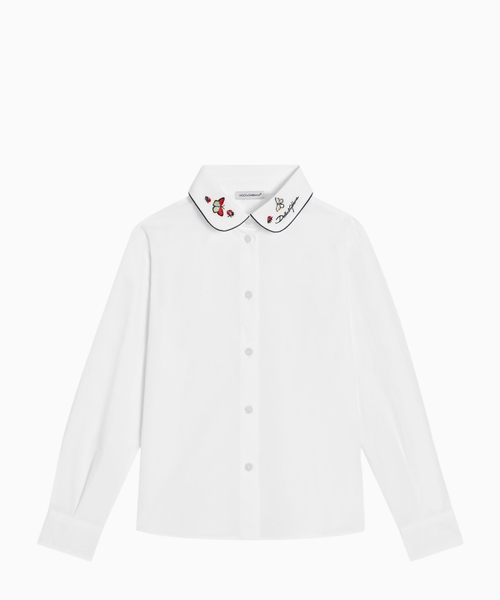 Cotton poplin shirt
