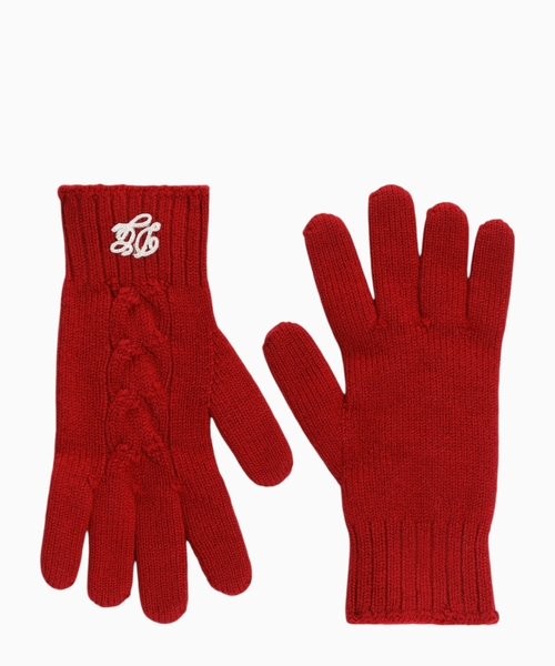 Knit gloves