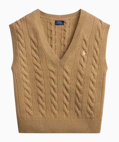Wool and cashmere vest