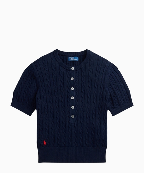 Джемпер Henley с короткими рукавами