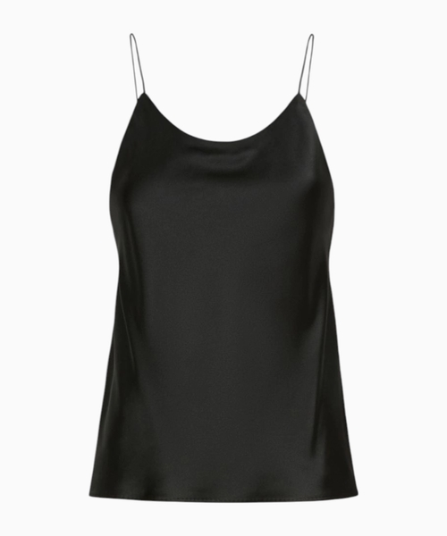 Silk satin top