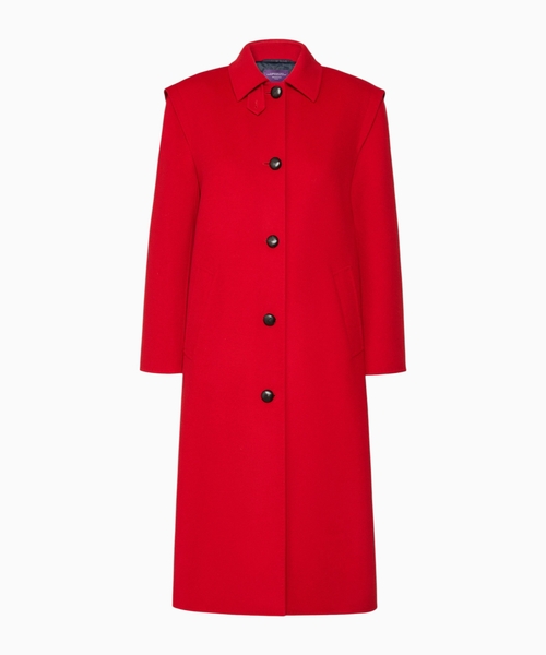 Double wool coat