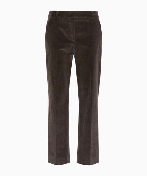 Cotton velvet trousers