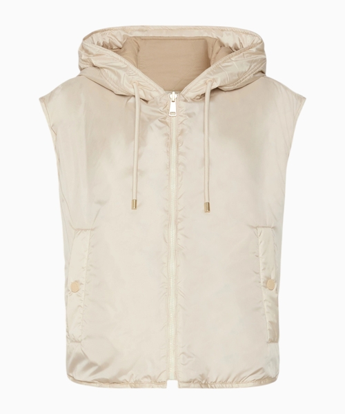 Reversible water-repellent gilet