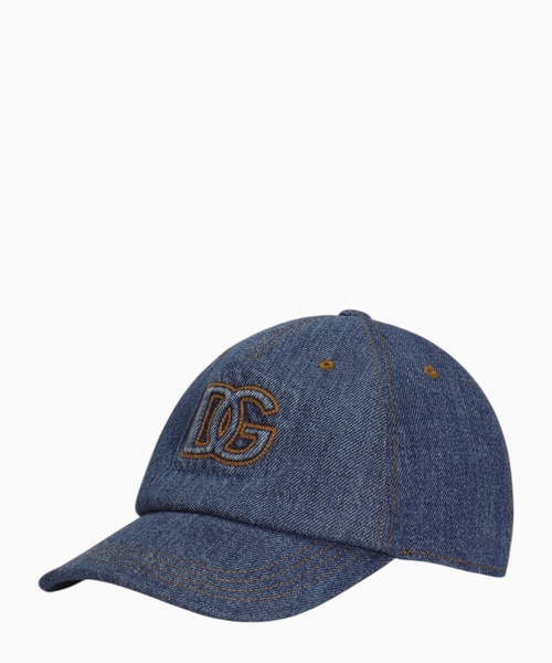 Loqolu denim beysbol kepkası