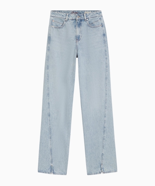 Hündürbel bol biçimli denim şalvar
