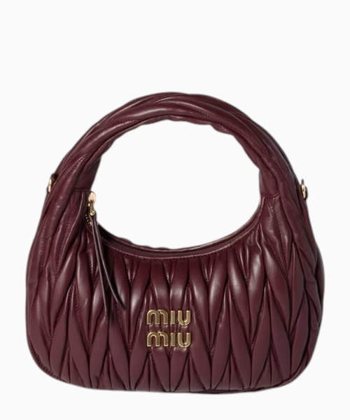 Wander nappa leather hobo bag